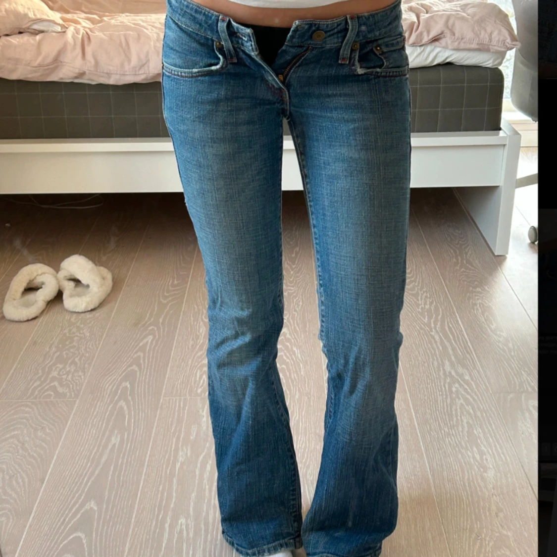 Lågmidjade Levis jeans