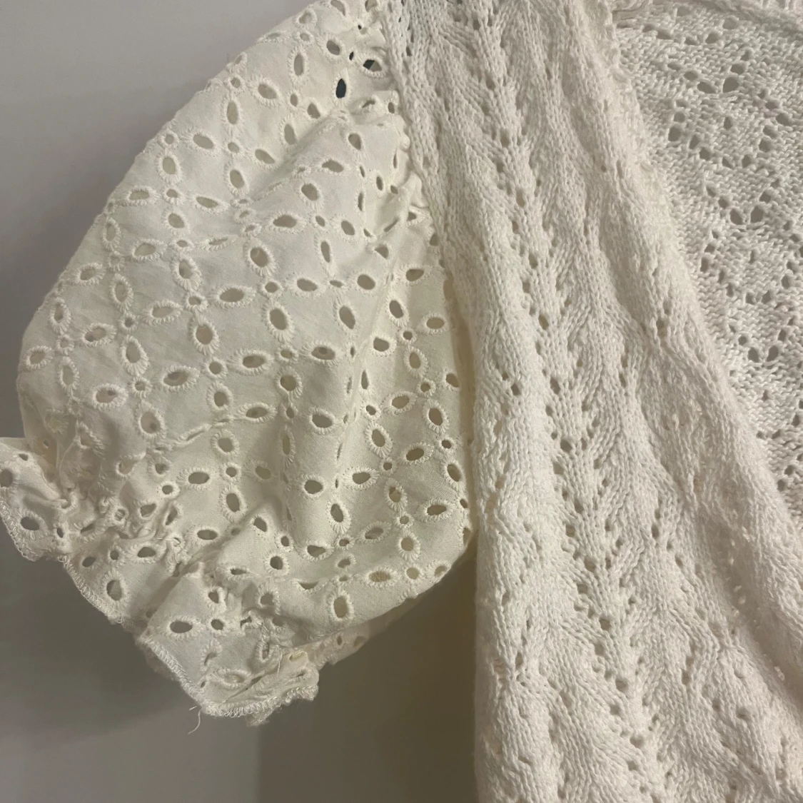 Vit stickad topp från Zara - 91