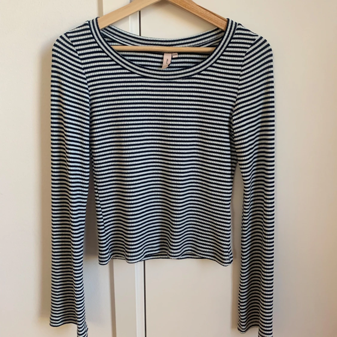 Randig långärmad topp - 1