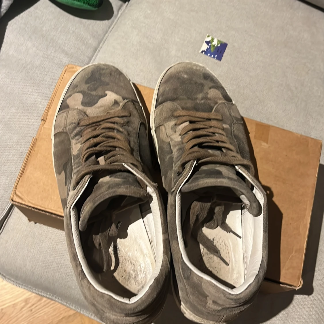 Zadig & Voltaire Camouflage sneakers i mocka - 2