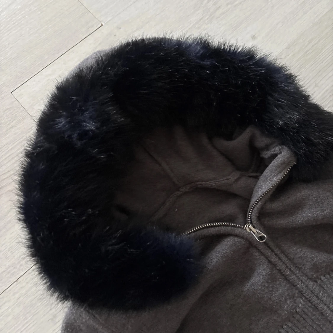 Päls hoodie - 91