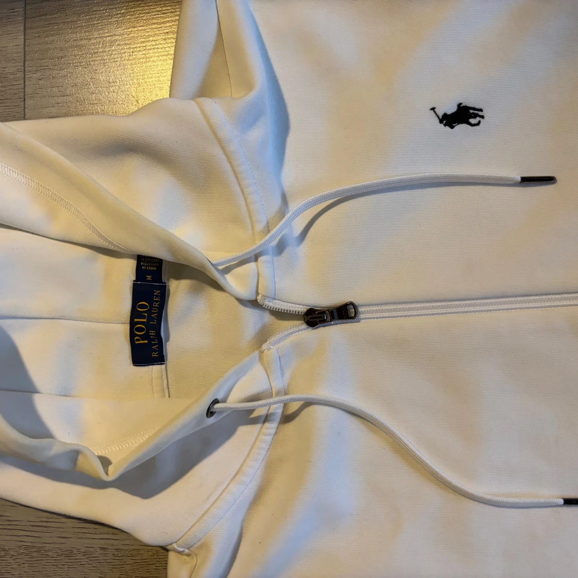 Vit hoodie från Ralph Lauren - 2