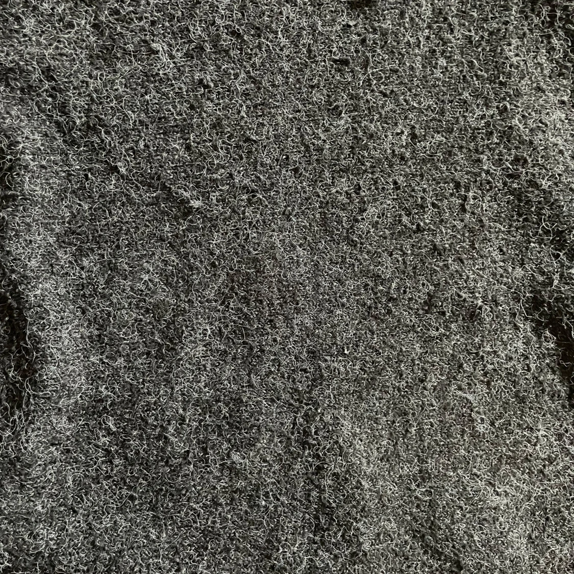 Mörkgrå/svart stickad tröja från Vero Moda - 4