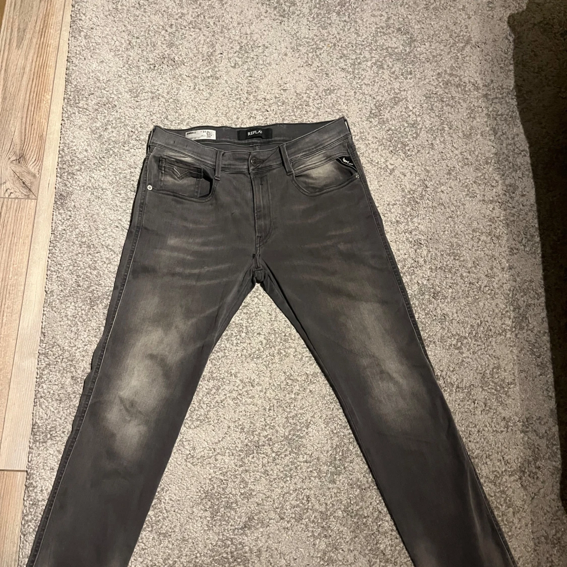 Grå Replay Hyperflex jeans