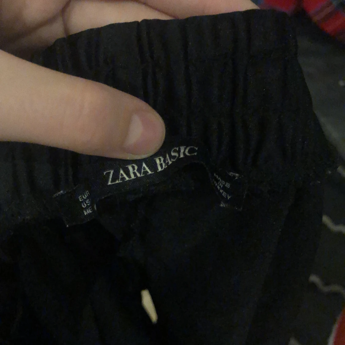 Svart mjukis set med mönster - 93