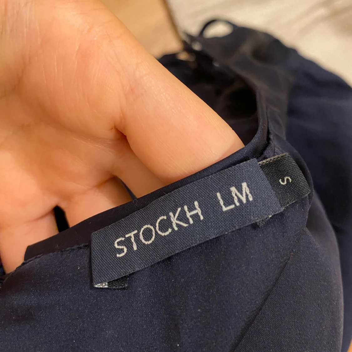 Mörkblå blus från Stockh LM - 91