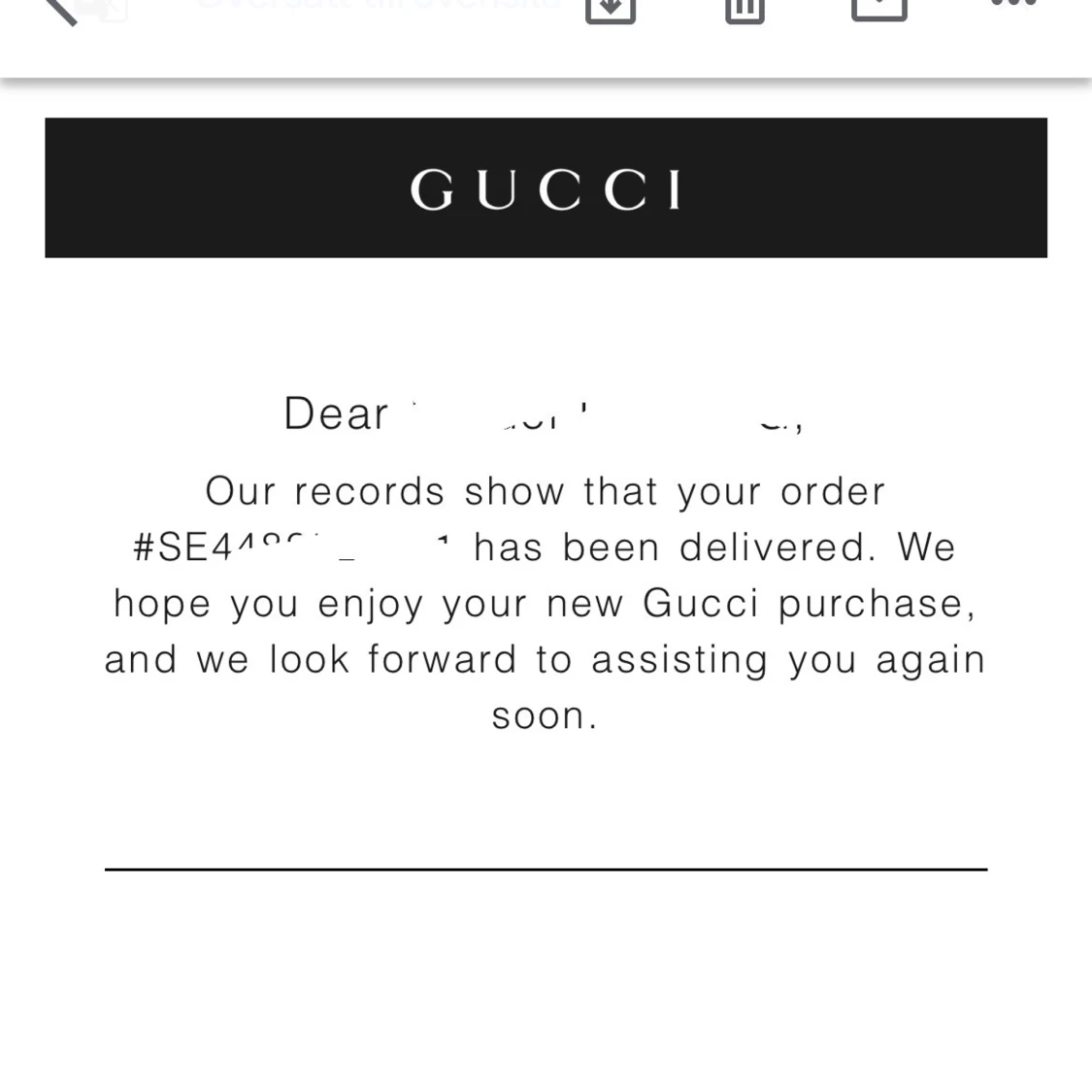 Äkta Svart Gucci Keps Med Kvitto - 90