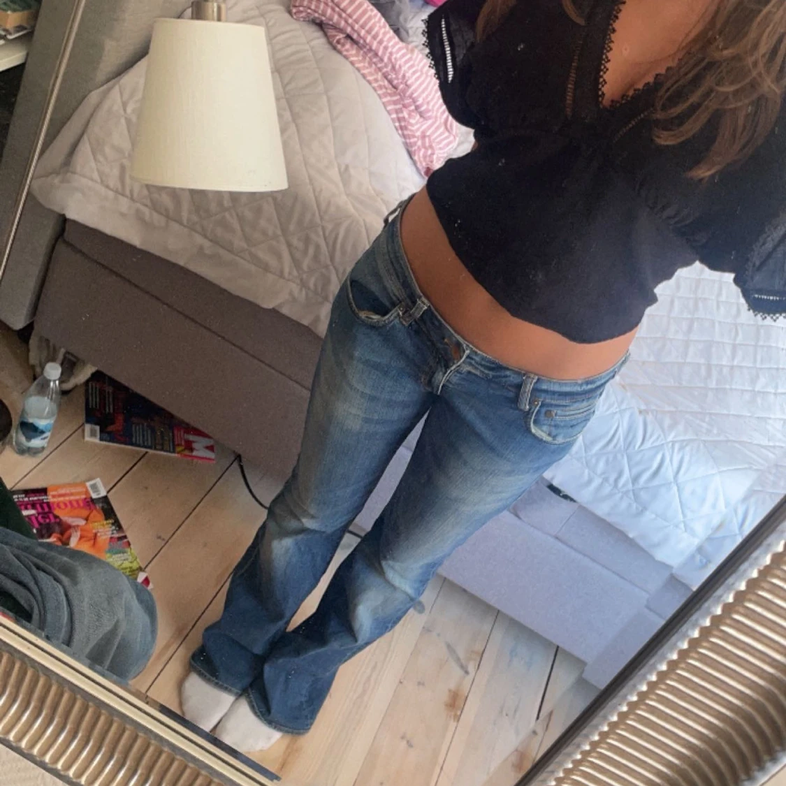 Lågmidjade jeans 