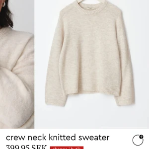 Stickad tröja - Säljer min beigea stickade tröja ifrån Gina tricot! Tröjan är i storlek M Hör av er om frågor!🙌