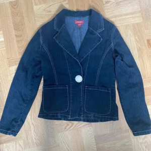 Jeans jacka vintage - Mörkblå vintage jeans jacka