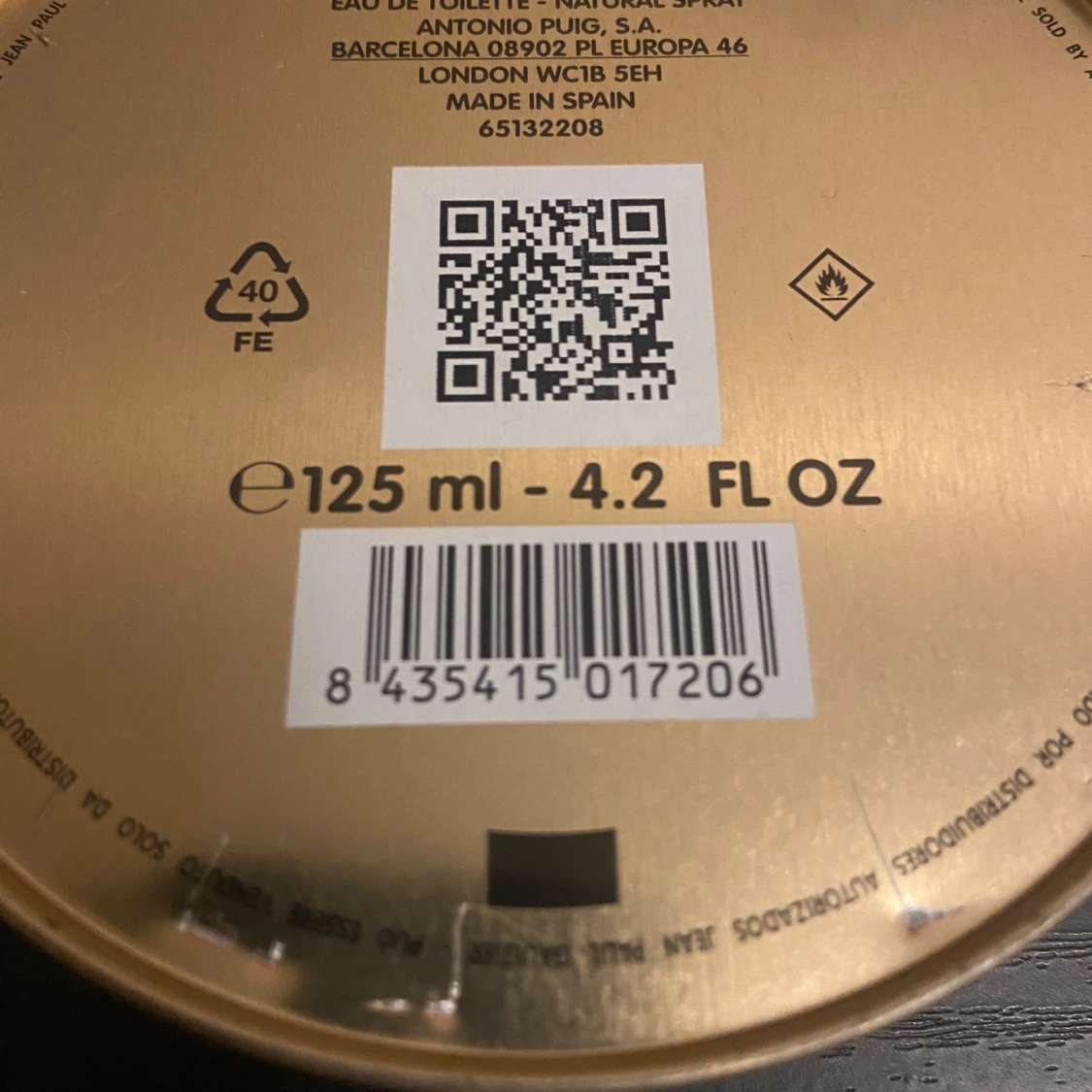 Jean Paul Gaultier Le Beau Eau De Toilette - 93