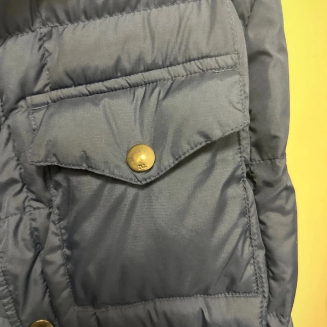 Blå quiltad jacka från Polo Ralph Lauren - 92