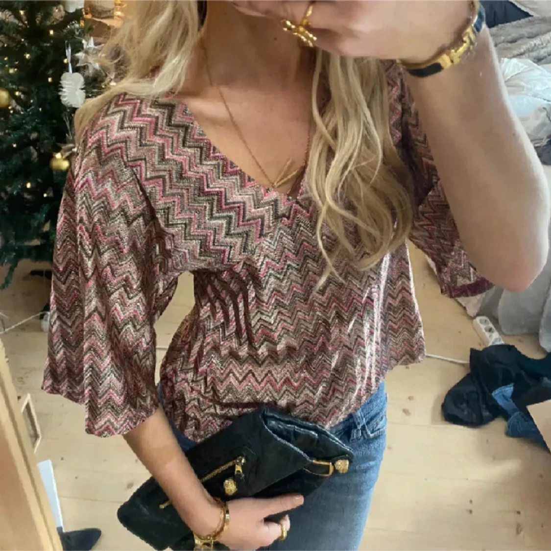 Råsa zik zak blus från Pernilla Wahlgren  - 90