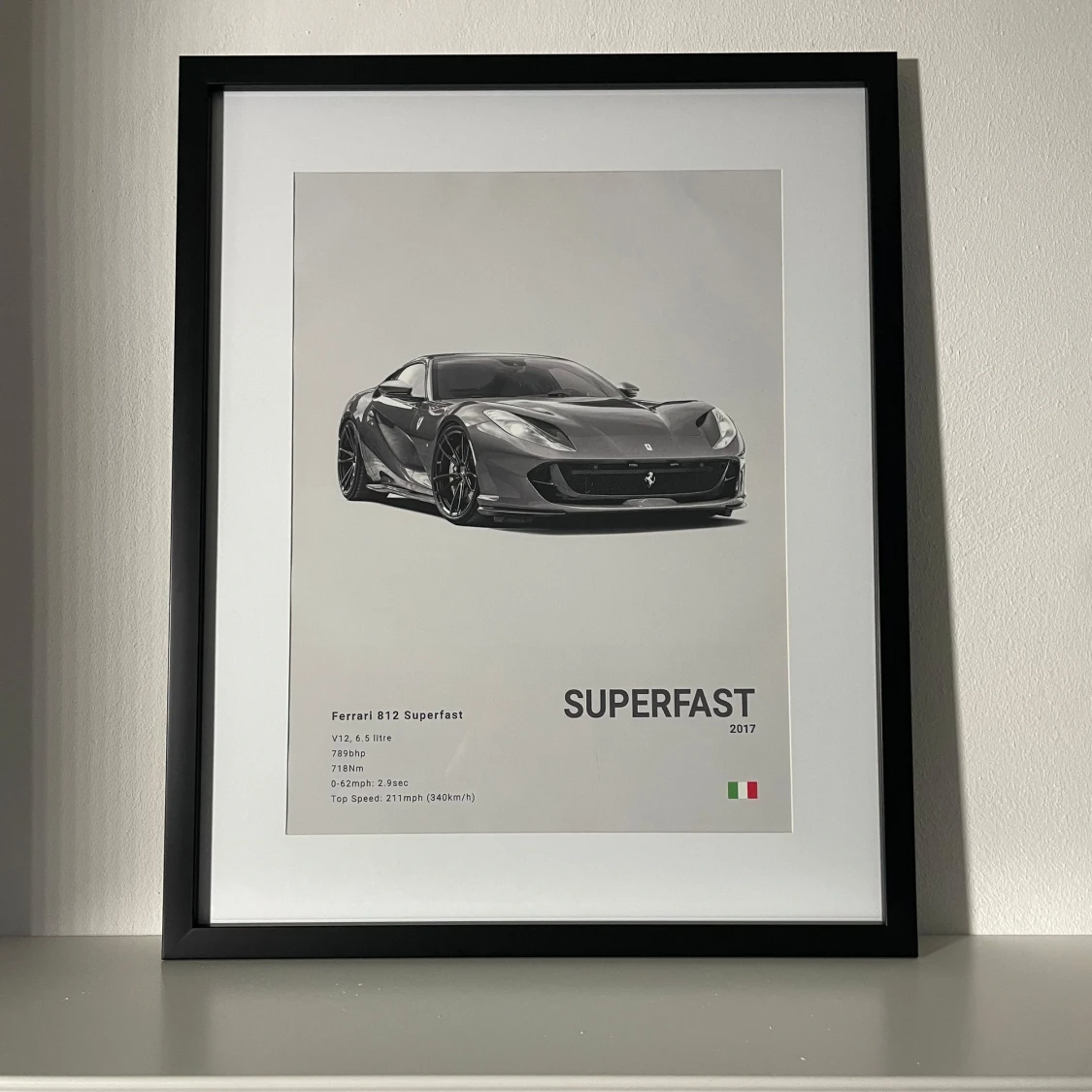 Ferrari 812 Superfast Poster