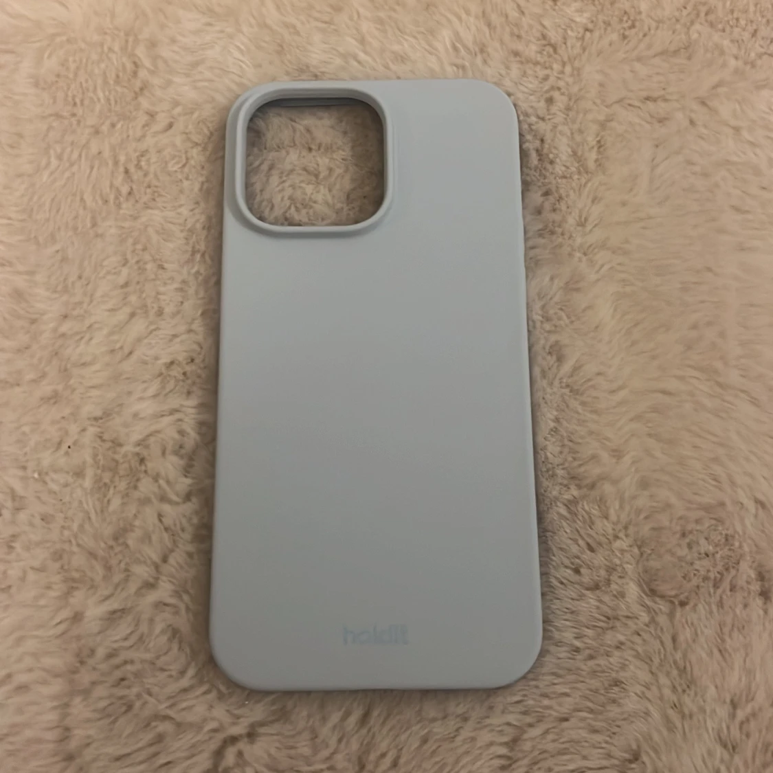 Ljusblått mobilskal