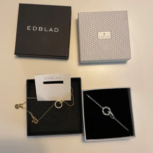 Edblad halsband guld och armband silver  - Guld mitt halsband och silvrigt armband från Edblad aldrig använda. 250kr för båda eller 150kr styck.🎄💖