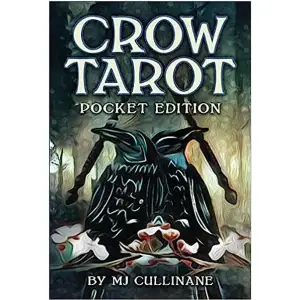 Paying homage to the mystical energy of crows and ravens, Crow Tarot invites us to fly through the veil and connect with our intuitive powers. This pocket- sized 78-card deck is infused with the familiar symbolism of the traditional Rider-Waite® Tarot, making it ideal for both beginners and professional readers. The 128-page guidebook presents upright and reversed meanings and includes a custom Crow Tarot Spread. Includes 78 cards and 128-page illustrated guidebook.