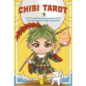 Chibi Tarot - Celebrate your love of all things kawaii and fortune-telling with this charming take on the classic 78-card tarot card deck and guidebook.Make the next step into your spiritual journey a fun one as you learn how to divine the future with adorable chibi versions of traditional tarot archetypes. From the Empress to the Fool, each of your favorite Major and Minor Arcana cards get a mangafied treatment to reveal the past, future, and present.Inspired by the classic Rider-Waite illustrations, these vibrant, beautifully designed cards and consult your step-by-by step guidebook will reveal a delightful tarot reading that’s as cute as it is divine. Whether you're a beginner to tarot readings or a collector of fun decks like Cat Tarot and Kawaii Tarot, Chibi Tarot is here to make divination an entertaining experience for everyone!