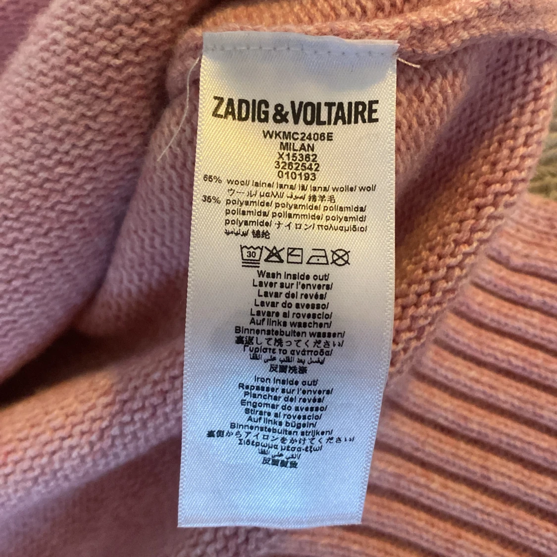 Zadig & Voltaire - oanvänd stickad tröja - 92