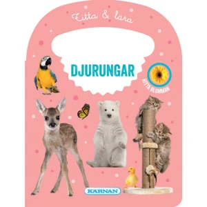 Titta & lära Djurungar (bok, board book) - En pekbok med fina bilder av djurungar. På varje uppslag finns det dessutom en gul blomma som barnet ska hitta. Handtaget gör det lätt att bära med sig boken.    Format Board book   Omfång 12 sidor   Språk Svenska   Förlag Egmont Story House   Utgivningsdatum 2024-02-06   Medverkande Annette Voigt   ISBN 9789157034014  