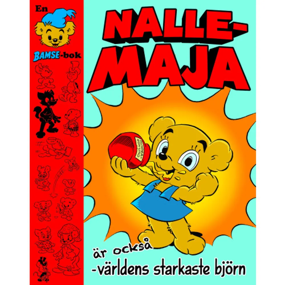 När Bamse är borta dansar skurkarna på bordet! Eller ? Kan det vara så att hans dotter Nalle-Maja är minst lika bra på att ställa saker till rätta? Fattas bara annat. Hon blir ju också stark av dunder-honungen! I den här boken gör den lilla åsnan (känd från TV-filmerna) efterlängtad comeback tillsammans med skurkarnas skurk: Reinard Räv!    Format Inbunden   Omfång 44 sidor   Språk Svenska   Förlag Egmont Kids Media Nordic   Utgivningsdatum 2014-03-07   Medverkande Lars Bällsten   Medverkande Bernt Hansson   ISBN 9789174059106  . Böcker.