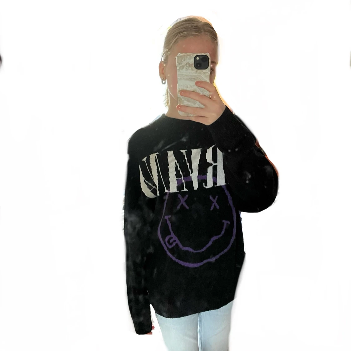 Stickad Nirvana tröja - 90