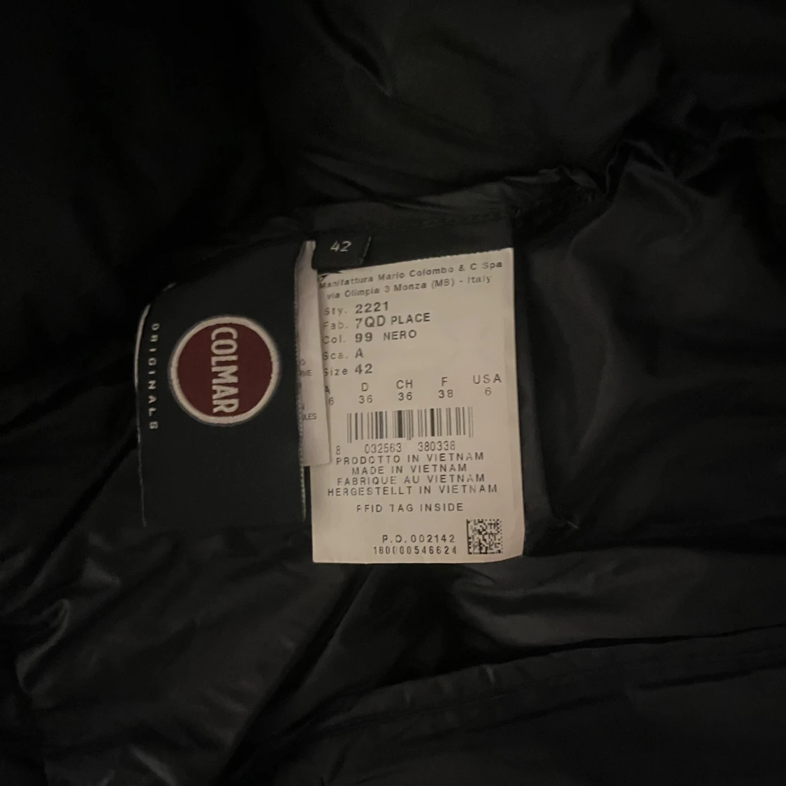 Colmar damjacka lång - 93