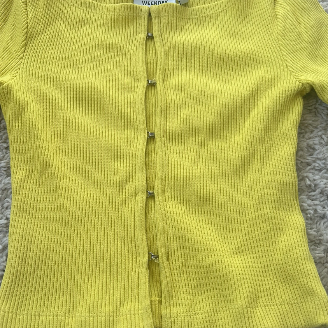 Gul knäppa kofta - 90