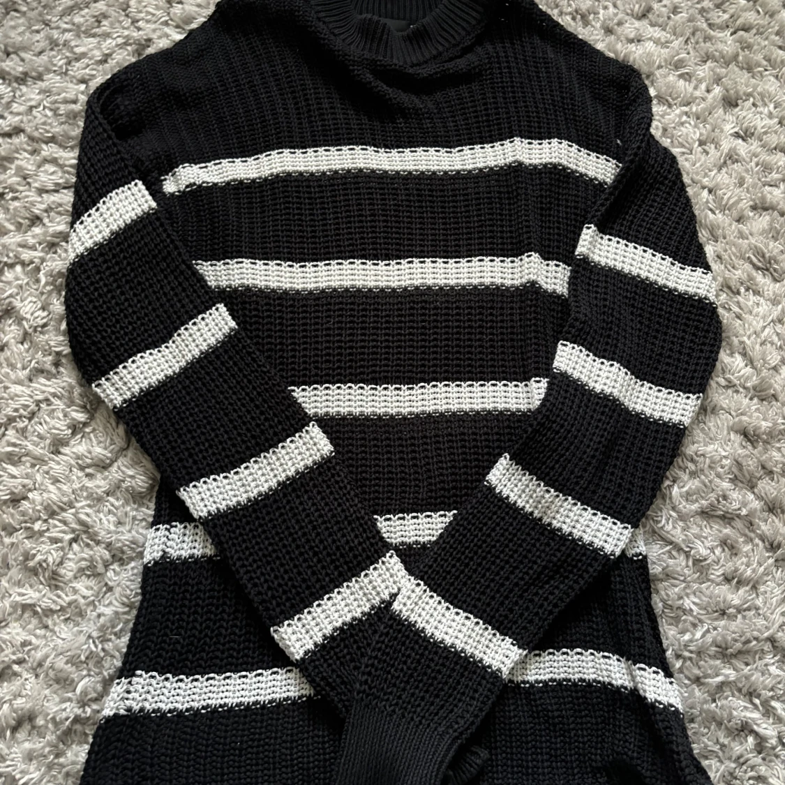 stickad tröja 