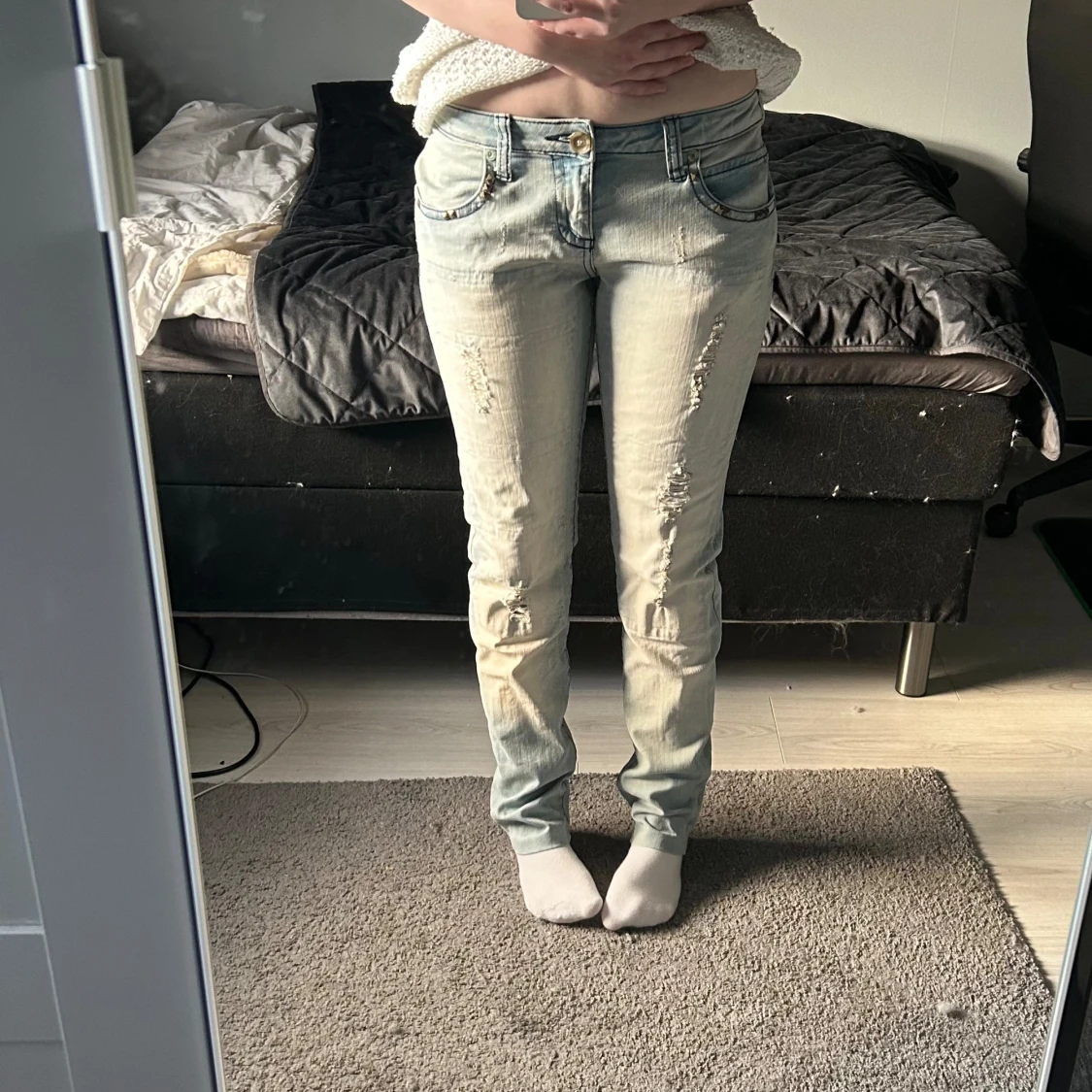 Lågmidjade jeans  - 93