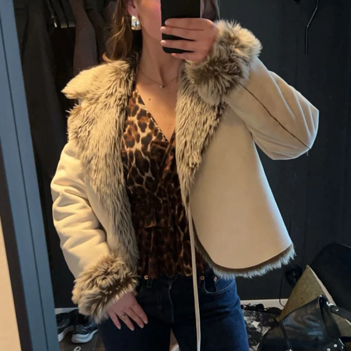 Vintage pälsjacka - 91