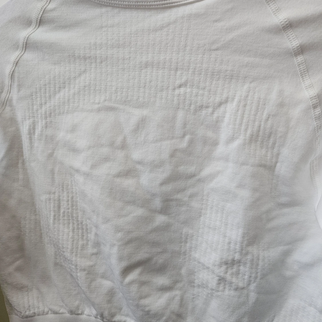 Vit croppad tröja - 90