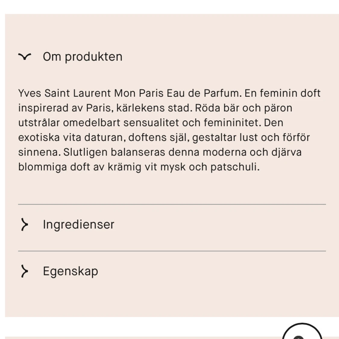 Parfym med svart rosett - 2