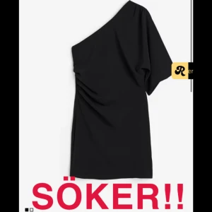 SÖKER!!! Svart oneshoulder klänning - Söker denna svarta klänningen från H&M!