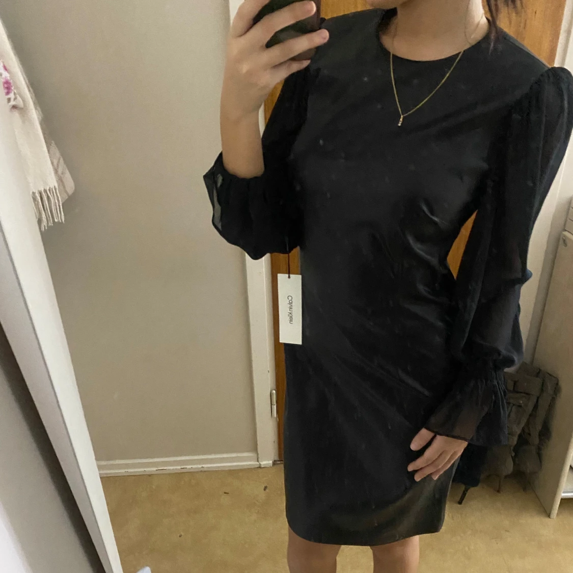 Svart klänning från calvin klein  - 91