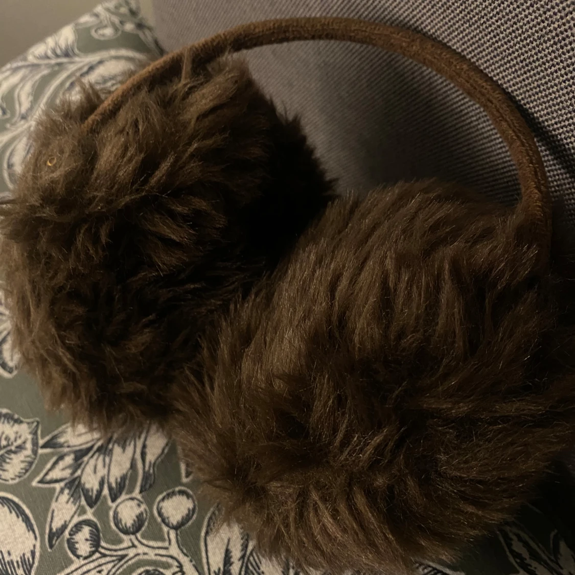 Bruna pälsöronmuffar - 1