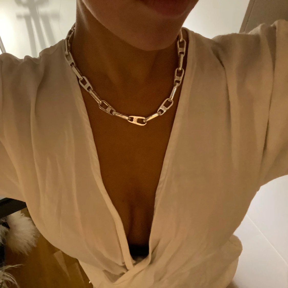 Silverplätterat halsband pilgrim - 1