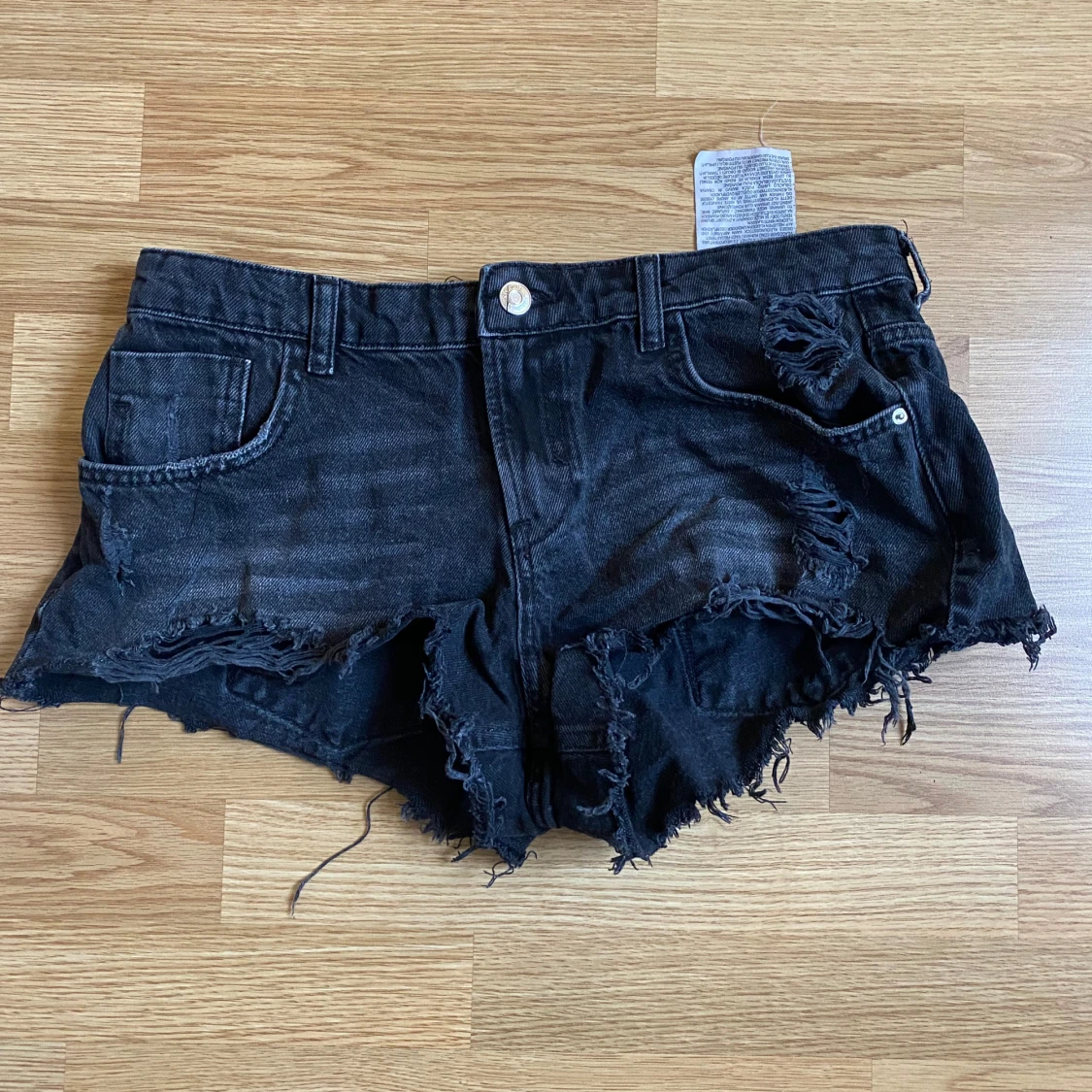 Svarta jeansshorts från Zara