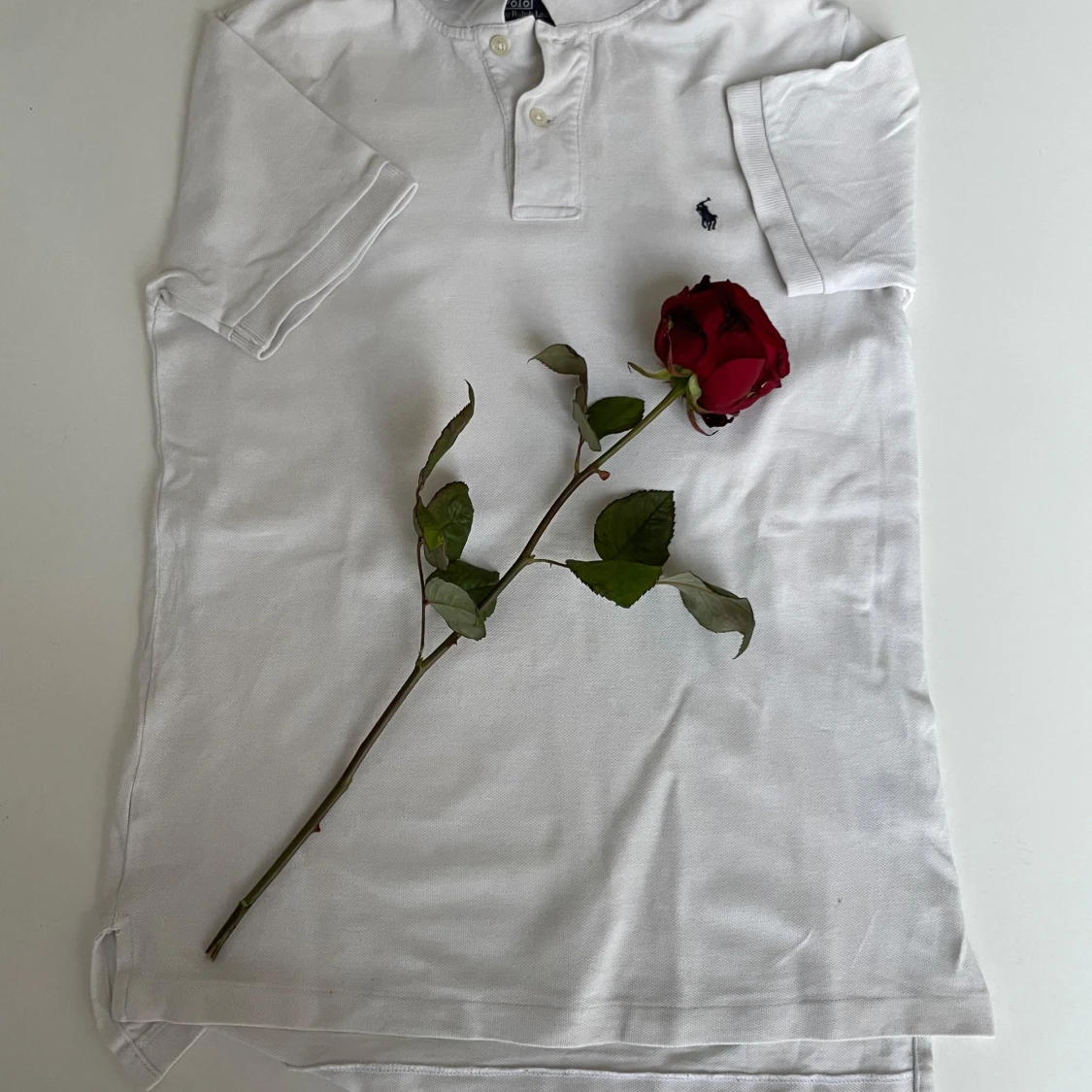 Vit pikétröja från Ralph Lauren - 2