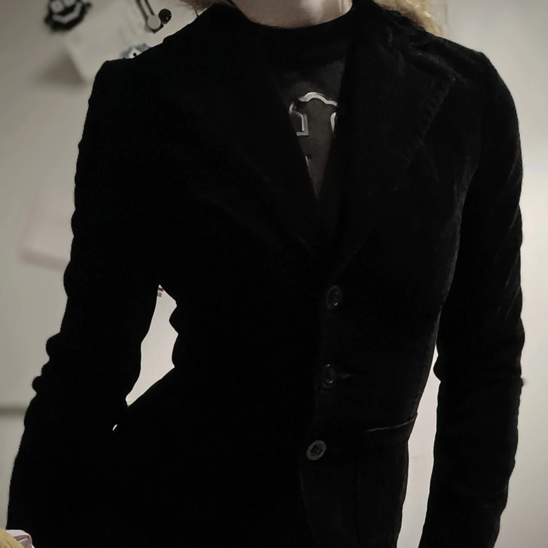 Svart sammet kavaj - 1