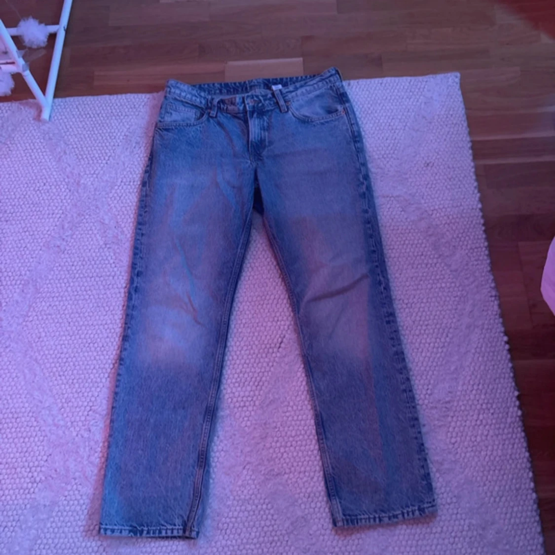 Straight low waist jeans - 90