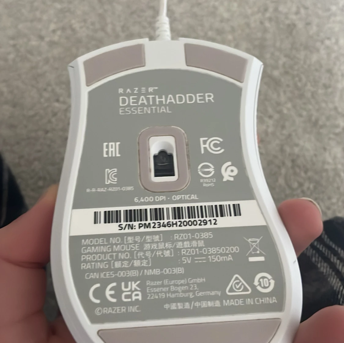 Raser deathhadder essential wired mus - 90