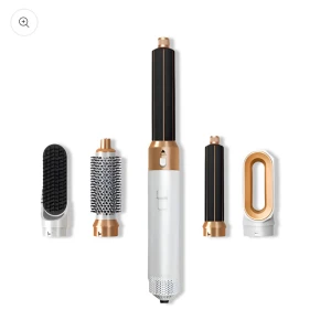 Multifunktionell hårstyler med 5 tillbehör - Säljer en superpraktisk hårstyler med fem olika tillbehör för att skapa din unika stil. Inkluderar volym rund borste, glödande borste, och styling curlers för både höger och vänster. Perfekt för att fixa håret snabbt och enkelt! Orginalpriset var 1299 men köpte den på rea för 559kr och nu får ni ännu mer rabatt! Inte använd utan endast testad och i väldigt bra skick! Är kvar i orginalförpackningen med plasten runt tillbehören!💗💗(Bilder från hemsidan)