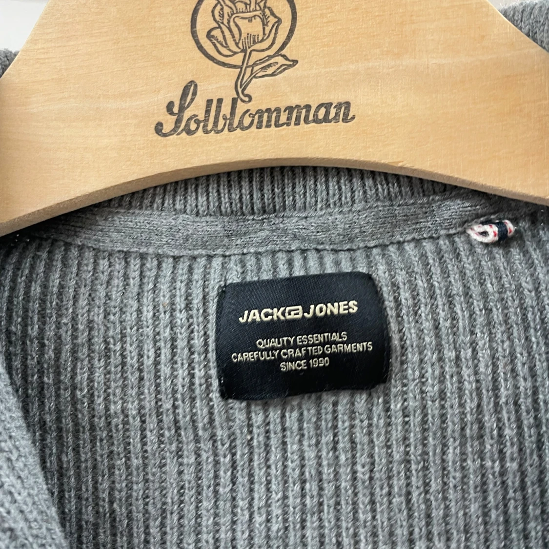 Grå stickad kofta Jack and Jones - 91