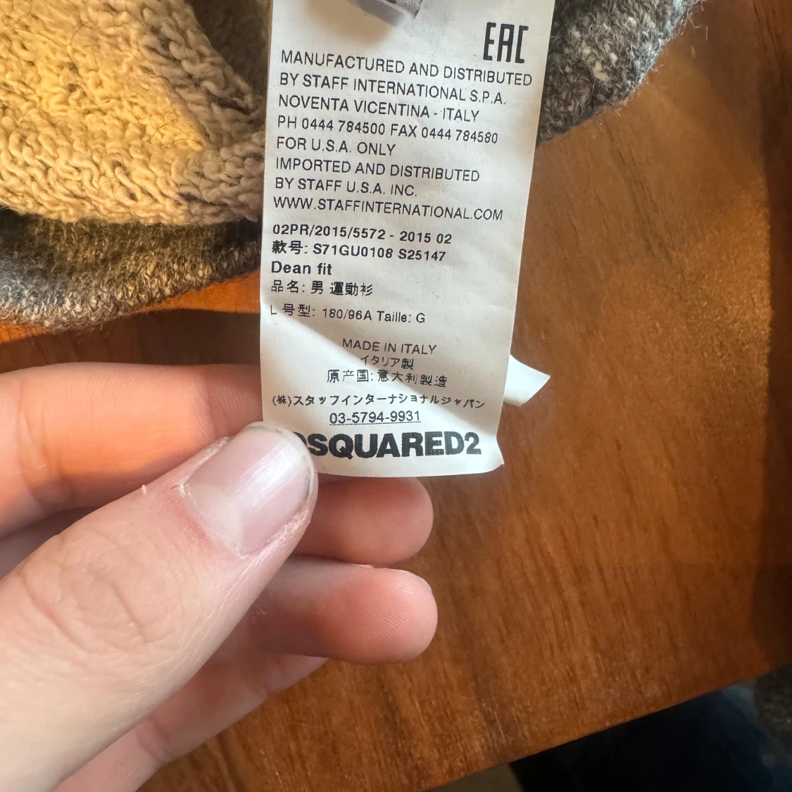 Grå hoodie från Dsquared2 - 4