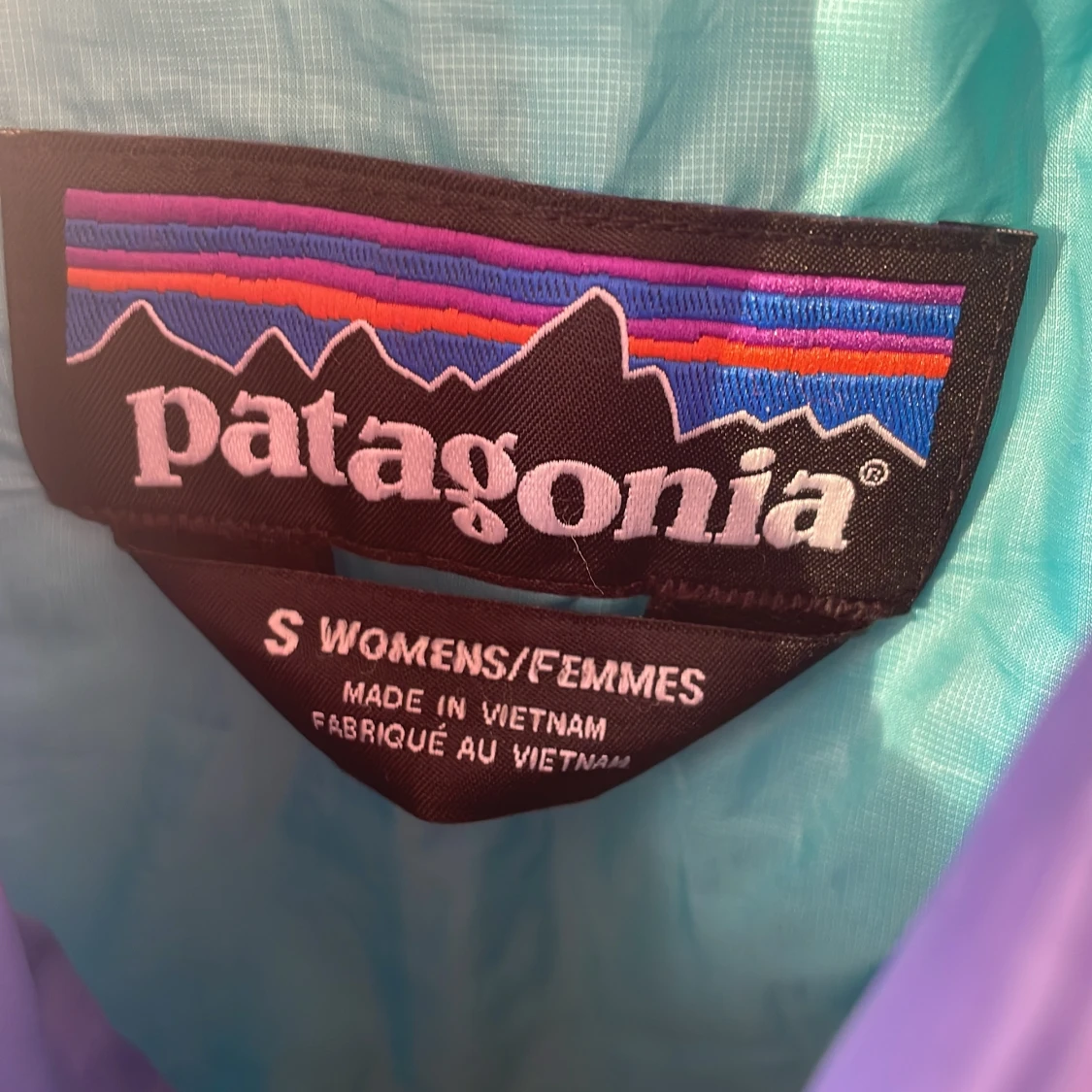 Lila pufferjacka från Patagonia - 90