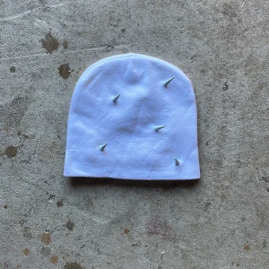 White studded beanie - Studded beanie in white. Perfect condition!