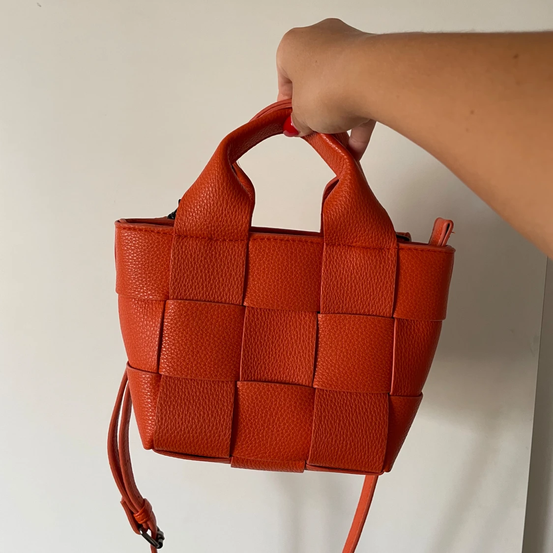 Orange väska Lindex  - 90