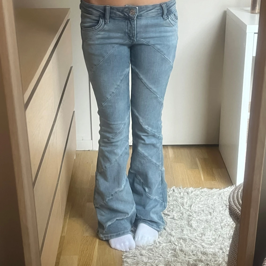 Lågmidjade jeans