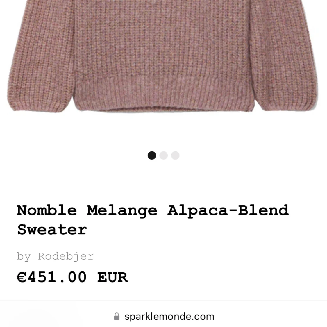 Stickad tröja  - 92